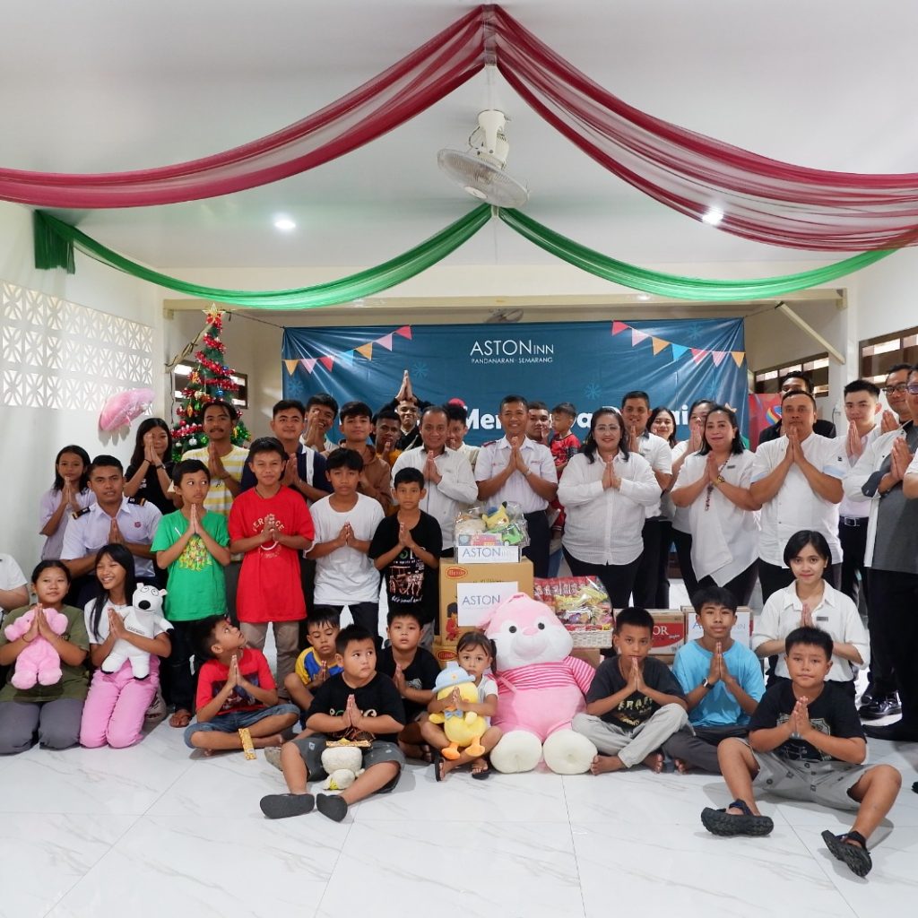 Perayaan Natal bersama Panti Asuhan Bethlehem Bala Keselamatan Semarang. Foto: Hotel Aston INN Pandanaran