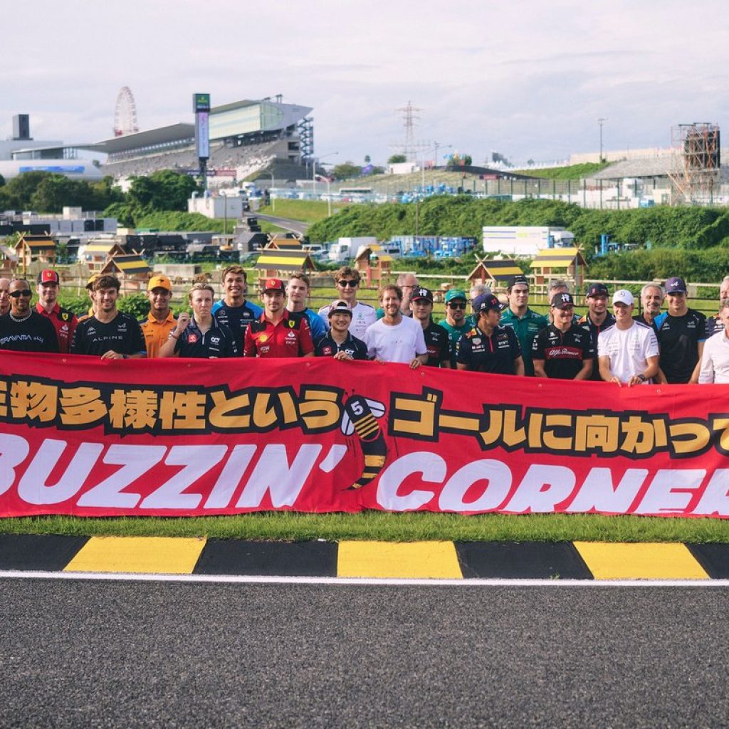 Bangun hotel serangga di Sirkuit Suzuka demi kesadaran akan keanekaragaman hayati. FOTO: X.com/ScuderiaFerrari