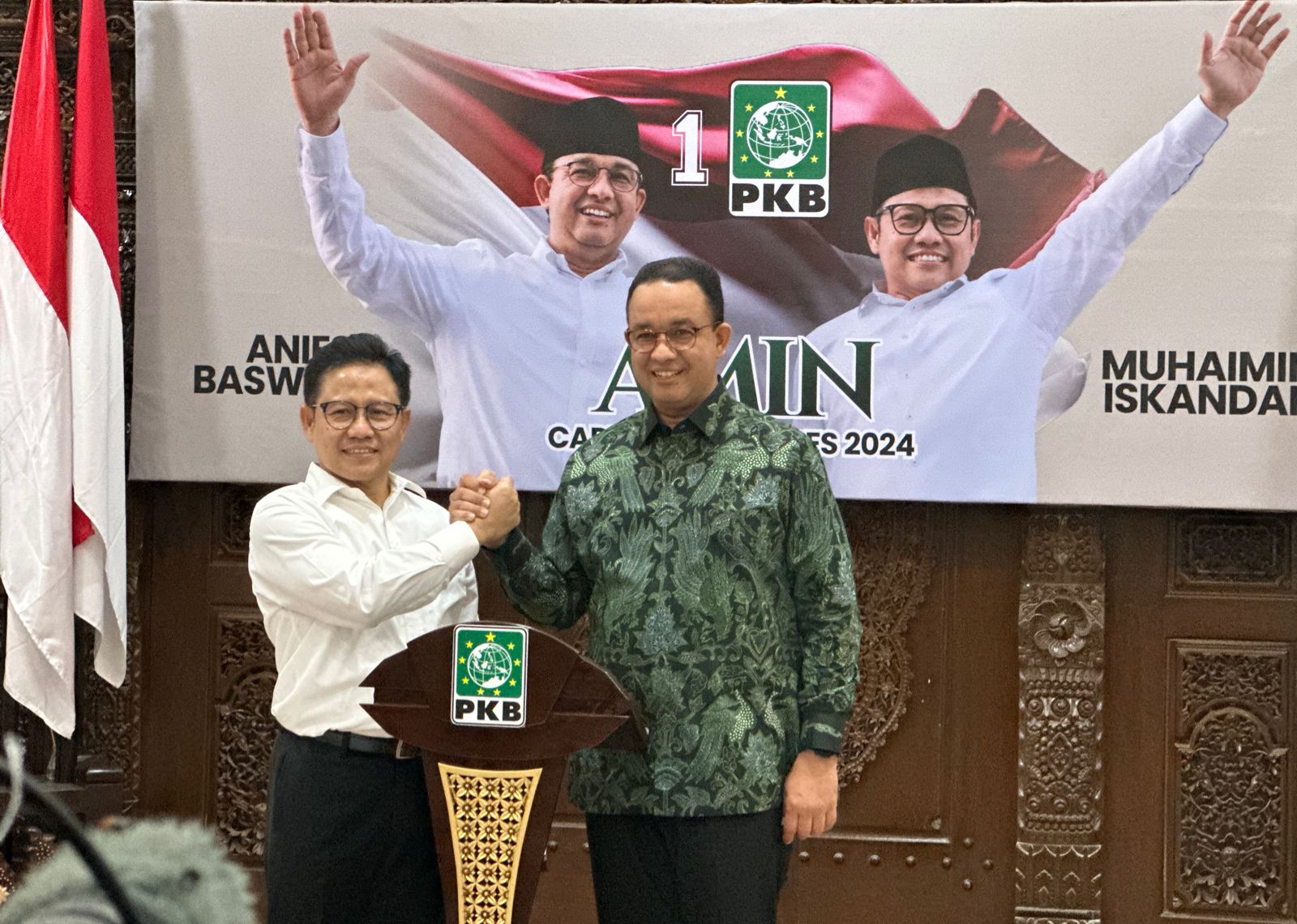 Anies kunjungi kantor DPP PKB dan untuk menyamakan visi dan pandangan terkait Pilpres 2024. FOTO: Tim Media PKB