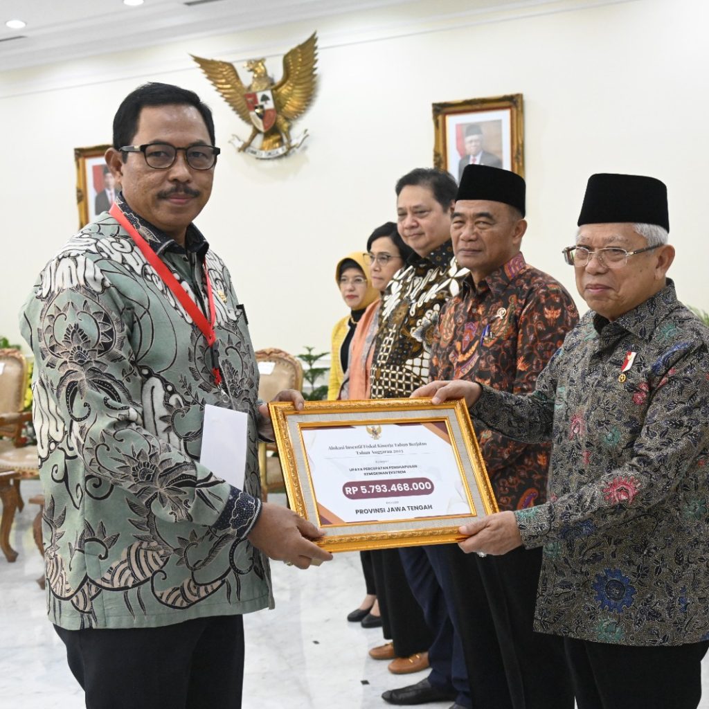 Pemprov Jateng raih penghargaan insentif fiskal. Foto: Istimewa