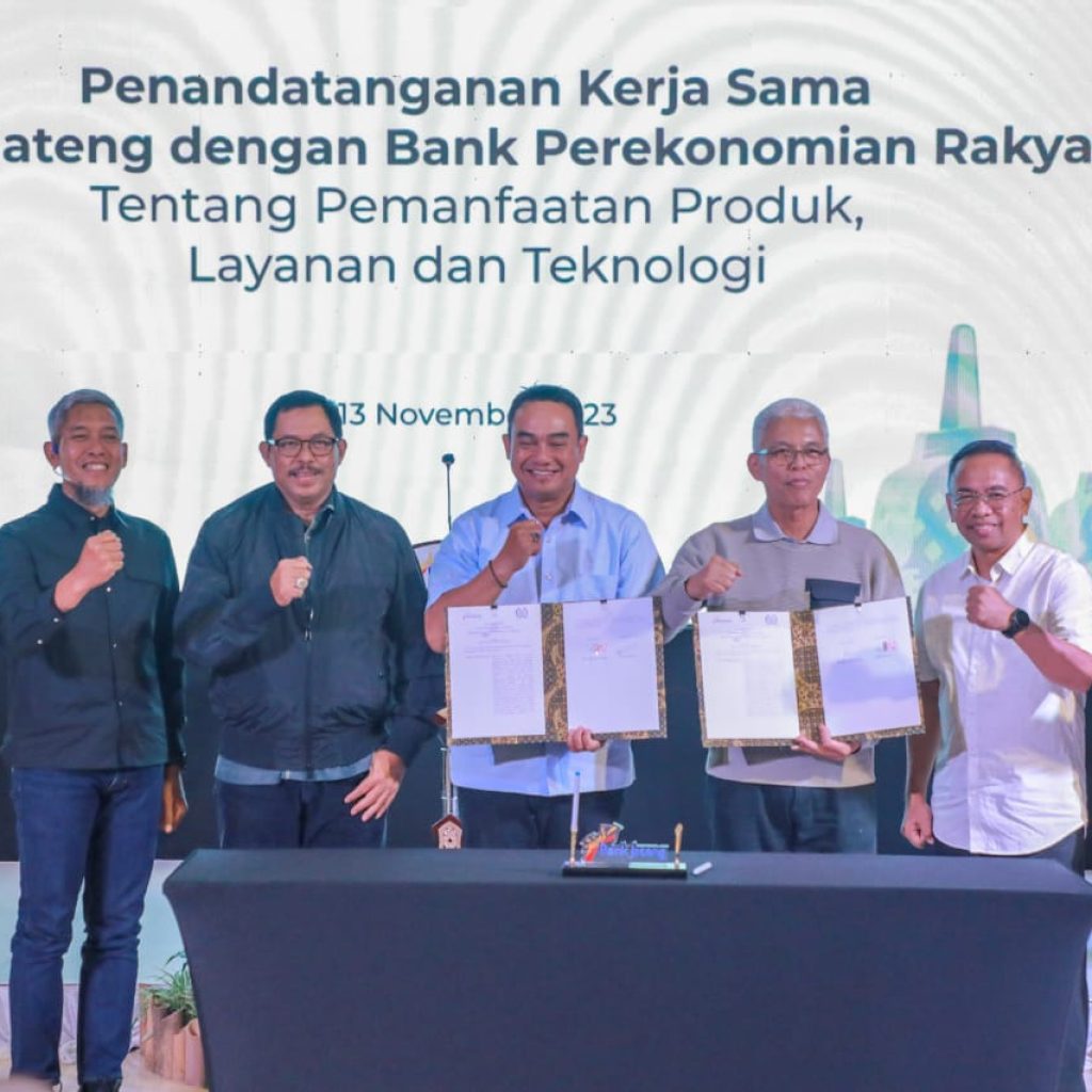 Pemprov Jateng bekerja sama dengan bank swasta demi meningkatkan perekonomian daerah. Foto: Istimewa