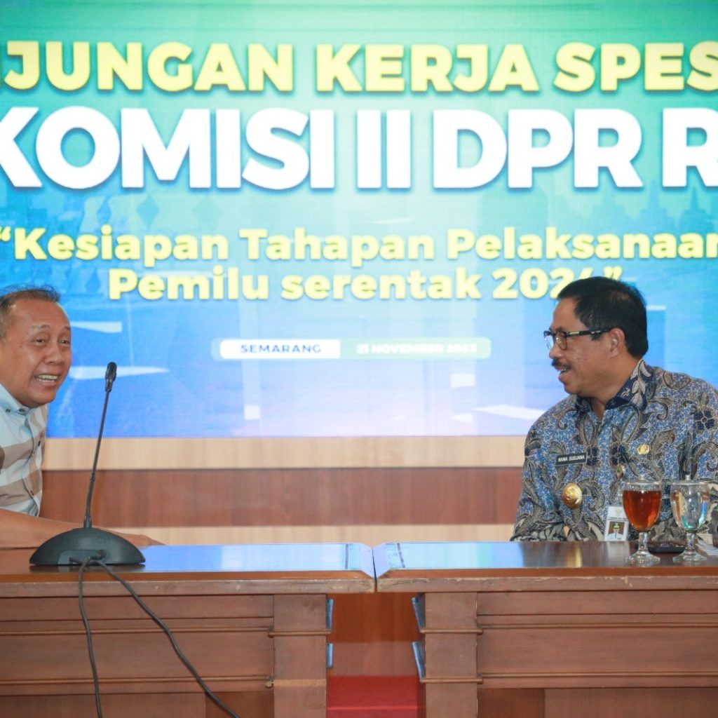 Komisi II DPR RI menilai kesiapan Jateng menjelang Pemilu 2024. Foto: Istimewa