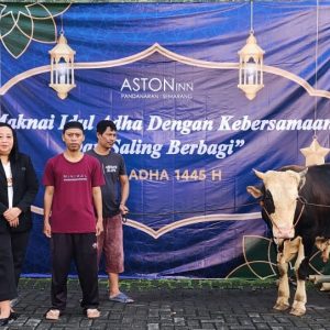 Berbagi di Hari Raya Idul Adha, Hotel ASTON Inn Pandanaran Kurbankan Sapi Limousin