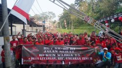 TUTURPEDIA - Jalan Sehat RW 15 Desa Leyangan Diikuti Ratusan Warga, Ada Door Prize Hingga Lomba Menghias Sayur Asem