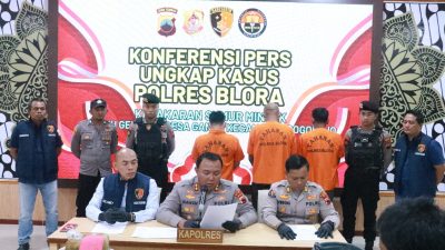TUTURPEDIA - Polres Blora Tetapkan Tiga Tersangka Ledakan Sumur Minyak Ilegal di Gendono, Empat Orang Tewas