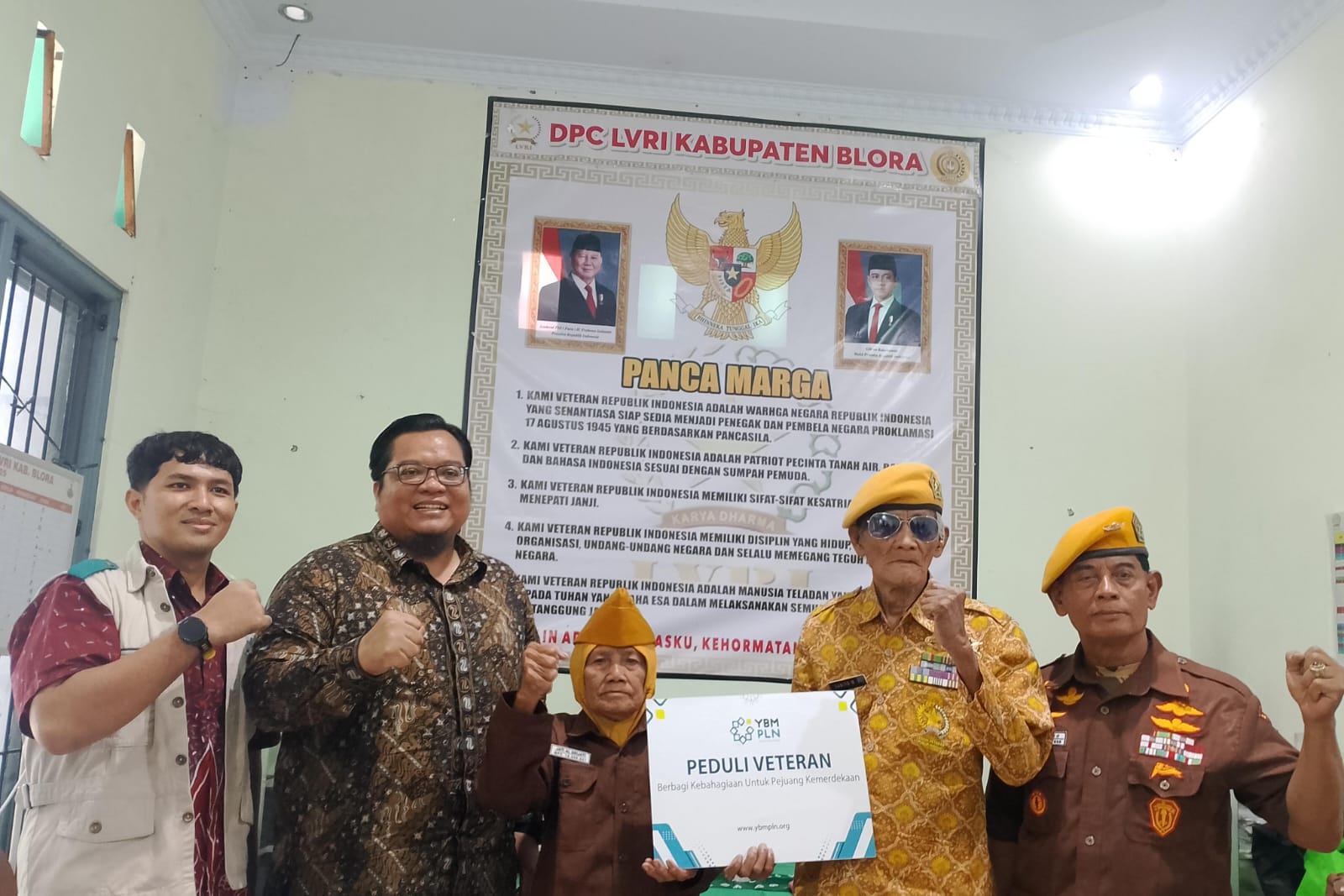TUTURPEDIA - Peduli Veteran di Blora, PT. PLN UP3 Kudus Berikan Tali Asih
