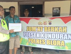 Jumat Berkah, Polsek Kunduran Hadirkan Kepedulian Nyata untuk Warga Tawangrejo