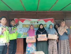 Jumat Berkah di Momentum Isra Mi’raj, Polsek Kunduran Berbagi Sembako untuk Warga Desa Kodokan