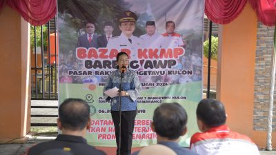 Koperasi Merah Putih Sinergi Bersama Pasar Rakyat Hadirkan Sembako Murah