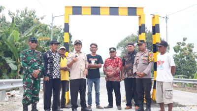 Keren, Lur! Kini Ada Portal Dipasang di Jembatan Bojonegoro–Blora