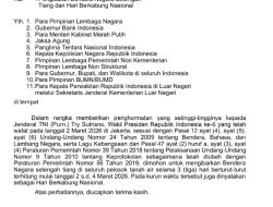 Indonesia Berduka: Hari Berkabung Nasional untuk Wapres ke-6 RI Try Sutrisno, Bendera Setengah Tiang Dikibarkan!