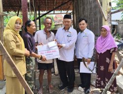 Rumah Nyaris Amblas Diterjang Longsor, BAZNAS Kabupaten Blora Gerak Cepat Bantu Warga Kedungjenar