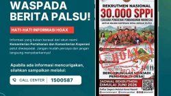 Waspada! Hoaks Rekrutmen 30.000 SPPI Catut Nama Kemenkop dan Kemhan 5 TUTURPEDIA - Waspada! Hoaks Rekrutmen 30.000 SPPI Catut Nama Kemenkop dan Kemhan