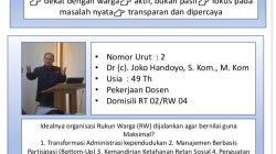 TUTURPEDIA - Dari Pojokwatu untuk Indonesia: Pemilihan Ketua RW Rasa Pilkada, Kandidatnya S1 hingga S3!