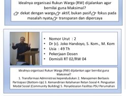 Dari Pojokwatu untuk Indonesia: Pemilihan Ketua RW Rasa Pilkada, Kandidatnya S1 hingga S3!
