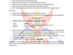 Tak Ada Ampun Bagi Oknum Arogan: DPC GRIB Jaya Blora Resmi Bekukan Keanggotaan Ketua PAC Randublatung.