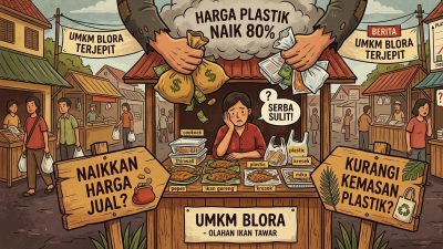 TUTURPEDIA - Harga Plastik Melejit hingga 80%, UMKM Blora Terjepit: Naikkan Harga atau Kurangi Kemasan