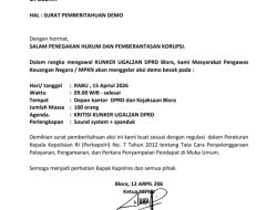 Aksi Demo Besar Digelar, MPKN Soroti “Kungker Ugal-ugalan” DPRD Blora