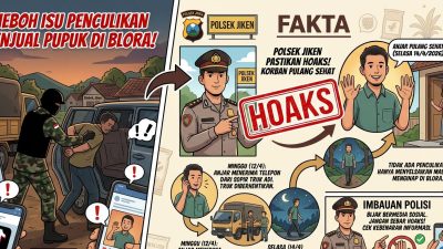 Heboh Isu Penculikan Penjual Pupuk di Blora, Polsek Jiken Pastikan Hoaks: Korban Pulang Sehat 17 TUTURPEDIA - Heboh Isu Penculikan Penjual Pupuk di Blora, Polsek Jiken Pastikan Hoaks: Korban Pulang Sehat