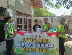 Jumat Berkah Polsek Kunduran: “Polres Blora Hebat, Hadir, Berbuat, dan Bermanfaat”