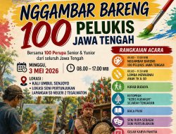 100 Pelukis Ramaikan HUT ke-152 Tengaran, Seni dan Budaya Bersatu di Umbul Senjoyo