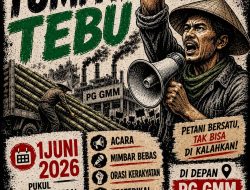 Tumpah Tebu di Depan PG GMM: Ribuan Petani Blora Siap Turun Jalan, Tagih Janji dan Tolak Ketidakadilan Industri Gula
