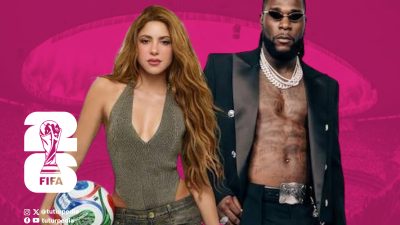 Piala Dunia 2026 Resmi Dimulai: Shakira dan Burna Boy Meriahkan Pembukaan Turnamen Terbesar dalam Sejarah 10 TUTURPEDIA - Piala Dunia 2026 Resmi Dimulai: Shakira dan Burna Boy Meriahkan Pembukaan Turnamen Terbesar dalam Sejarah