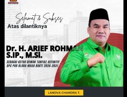 Sinergi Lintas Partai: Wakil Ketua DPRD Blora Lanova Chandra Beri Ucapan Selamat atas Pelantikan Arief Rohman Sebagai Ketua DPC PKB