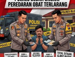 Breaking News! Satresnarkoba Polres Blora Ringkus Pengedar Obat Terlarang, 6.897 Butir Pil Daftar G Disita
