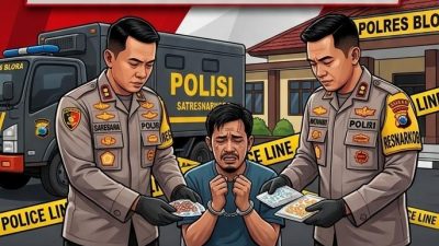 Breaking News! Satresnarkoba Polres Blora Ringkus Pengedar Obat Terlarang, 6.897 Butir Pil Daftar G Disita