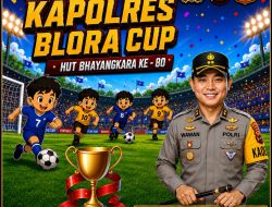 Rayakan HUT Bhayangkara ke-80, Polsek Kunduran Gelar Turnamen Sepak Bola Usia Dini “Kapolres Blora Cup” Antar Kota!