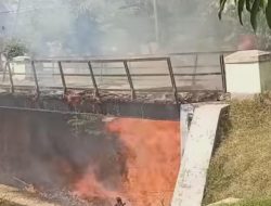Aset Sejarah Blora Terancam! Jembatan Kuno Era Belanda di Sambongrejo Terbakar Hebat
