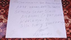 TUTURPEDIA - Menyentuh Hati! Kapolres Blora AKBP Wawan Andi Susanto Terima "Surat Cinta" Berisi Doa Tulus dari Warga