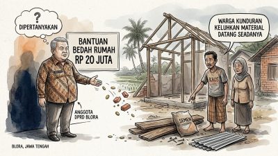 Bantuan Bedah Rumah Rp20 Juta dari Anggota DPRD Blora! Warga Kunduran Keluhkan Material Datang Seadanya dan Minta Jujur Transparansi 21 TUTURPEDIA - Bantuan Bedah Rumah Rp20 Juta dari Anggota DPRD Blora! Warga Kunduran Keluhkan Material Datang Seadanya dan Minta Jujur Transparansi