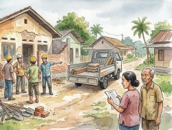 Bantuan Bedah Rumah di Kunduran Dari Anggota DPRD Blora Tersendat, Warga Diminta Bersabar: “Material Belum Datang Semua”