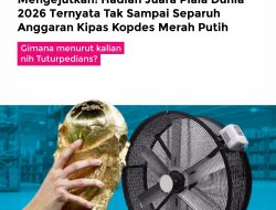 Mengejutkan! Hadiah Juara Piala Dunia 2026 Ternyata Tak Sampai Separuh Anggaran Kipas Kopdes Merah Putih