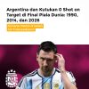 Argentina dan Kutukan 0 Shot on Target di Final Piala Dunia: 1990, 2014, dan 2026