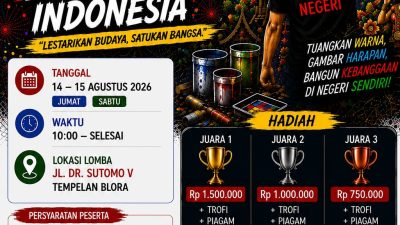 Warna Budaya Menggema di Blora! Kompetisi Lomba Mural 2026 Siap Jadi Panggung Kreativitas Anak Negeri 9 TUTURPEDIA - Warna Budaya Menggema di Blora! Kompetisi Lomba Mural 2026 Siap Jadi Panggung Kreativitas Anak Negeri