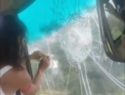 Bus Rombongan AMPB Dilempari Batu di Tol, Saat Menuju Jakarta