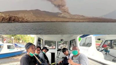 TUTURPEDIA - Breaking News! Lima Jurnalis Hilang Kontak Saat Liput Gunung Anak Krakatau, Ini Nama-namanya