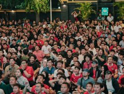 Nobar Timnas di Gubernuran Jateng: Squad Garuda Beraksi, Pedagang Kecil Panen Rezeki