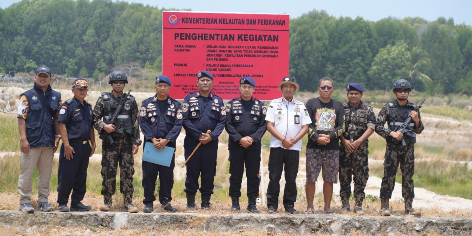 TUTURPEDIA - KKP Segel Lagi Tambak Udang di Karimunjawa, 7,71 Hektare Diduga Langgar Izin