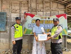 Jumat Berkah, Polsek Kunduran Salurkan Sembako untuk Lansia dan Janda Kurang Mampu di Karanggeneng