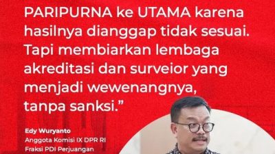 Edy Wuryanto Soroti Independensi Akreditasi Rumah Sakit: Jangan Tebang Pilih, Pelanggaran Harus Ditindak! 9 TUTURPEDIA - Edy Wuryanto Soroti Independensi Akreditasi Rumah Sakit: Jangan Tebang Pilih, Pelanggaran Harus Ditindak!