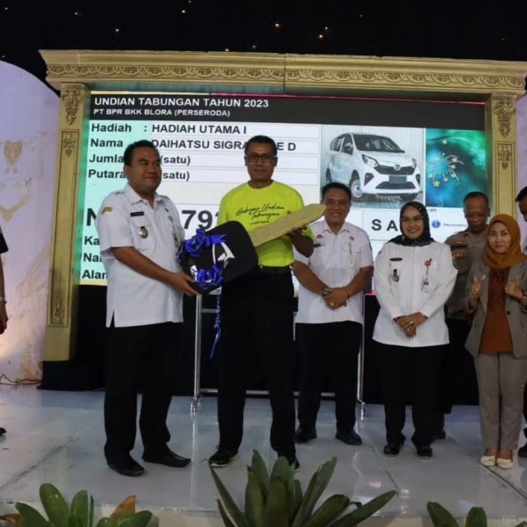 Gebyar Hadiah Undian Tabungan 2023, PT BPR BKK Blora. FOTO: Dok. CR