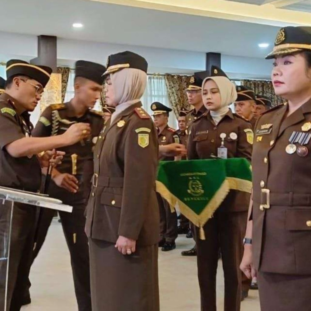 Dijabat Dua Srikandi, Kajari Lebong dan Kajari Bengkulu Selatan Resmi Dilantik