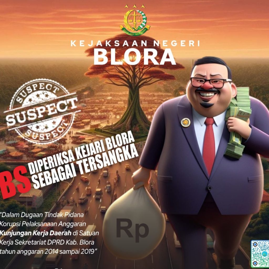 BS diperiksa Kejari Blora atas dugaan kasus kunker fiktif. Foto: Instagram.com/kejariblora
