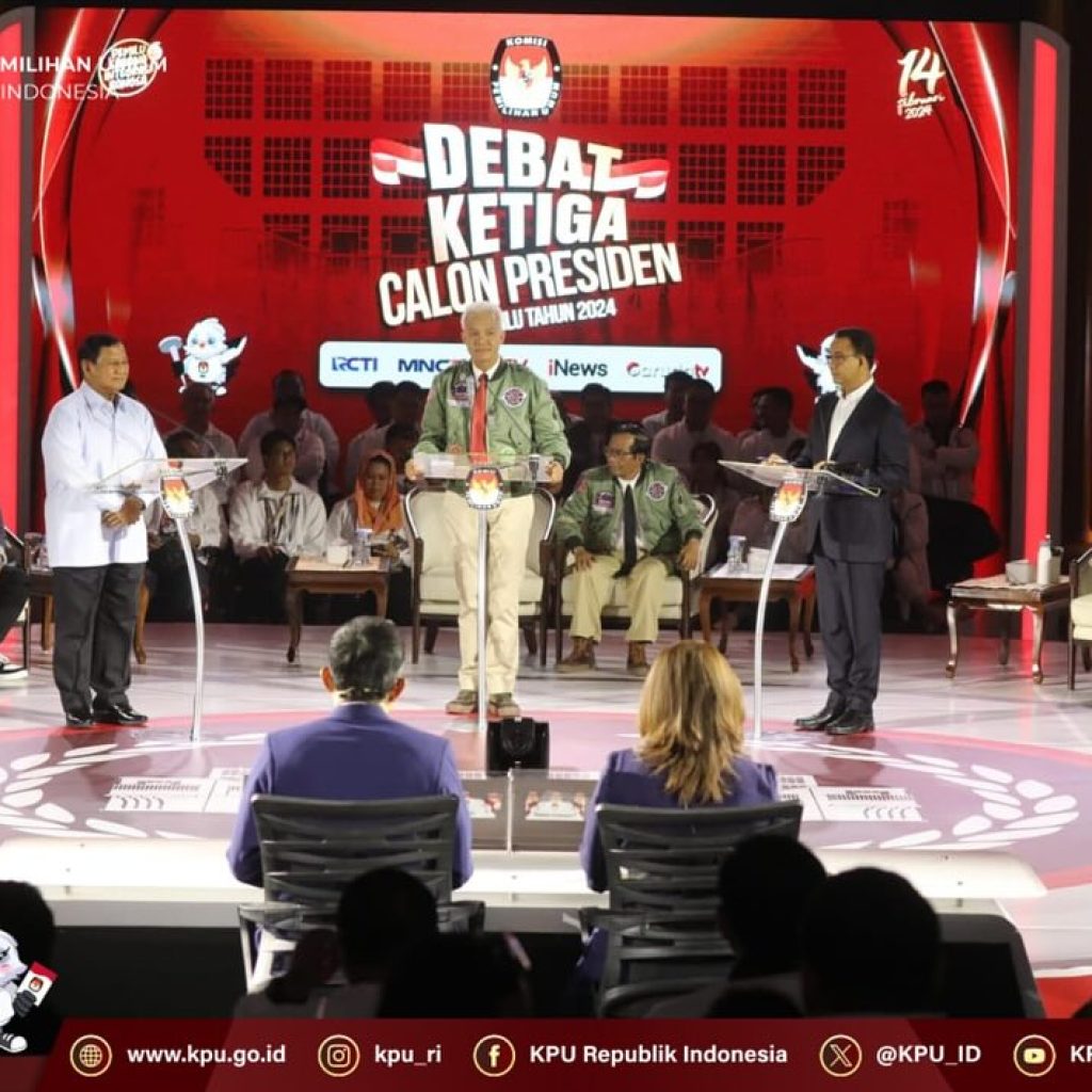 TUTURPEDIA - Debat Capres 2024 Terakhir, Berikut Jadwal, Tema, Daftar Panelis dan Moderator 
