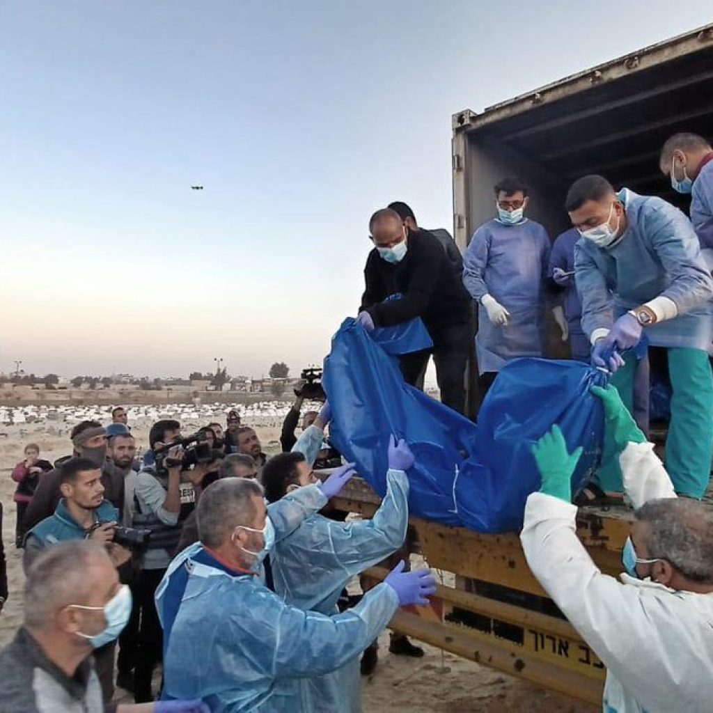 80 jenazah warga Palestina telah dikembalikan oleh Israel ke Gaza. Foto: x.com/stickyshed