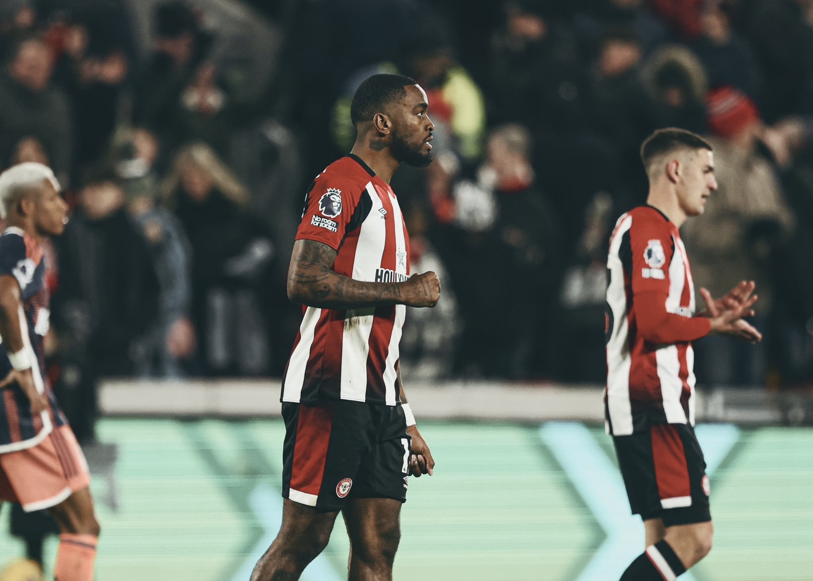 Ivan Toney mencetak gol untuk Brentford usai absen bermain karena sanksi. Foto: x.com/BrentfordFC